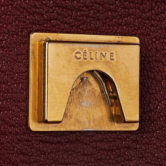 Celine Burgundy Grained Leather Mini Belt Bag - Picture 11 of 11
